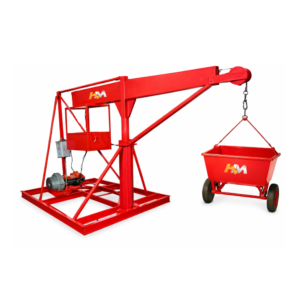 Monkey Lift Machine M1550 DLX – Deluxe Construction Material Hoist with Enhanced Safety