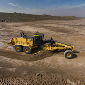 Motor Grader on Rent – CAT 120K2, Komatsu & Volvo Road Grader Machines